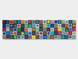 100 Punkte, 240 x 80 cm