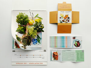 ...der multisensitive Genusskalender der duftet – einschl. tollen heraustrennbaren Kochrezepten, mit integrierter Sammelbox.