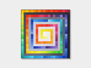 Lichtblick, 100 x 100 cm