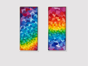 Lichtblick I und II, je 20 x 50 cm