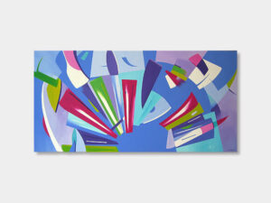 Schwebende Fragmente, 120 x 60 cm