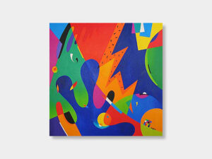 coup de foudre, 70 x 70 cm