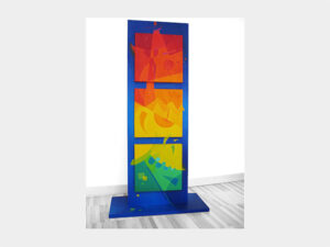 "dreh mich", Vorderseite 93 cm hoch