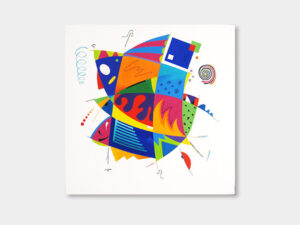 swing II, 70 x 70 cm